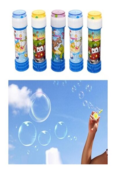 İlkem pazarlama Üfle Balon Yap Köpüklü Üflemeli Baloncuk Yapan Oyuncak 4 Adet