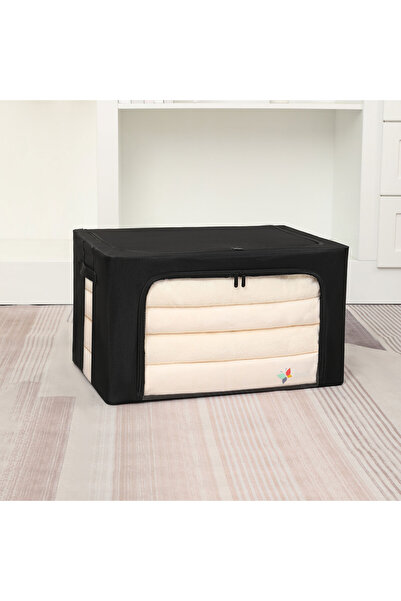 REEFI صندوق تخزين أسود - أكسفورد - كبير جدًا