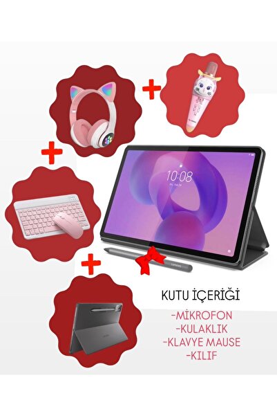 LENOVO Idea Tab 2.0Ghz 8Gb 128Gb 11inch 2.5K Tablet+Kılıf+kalem+kulaklık+Klav...
