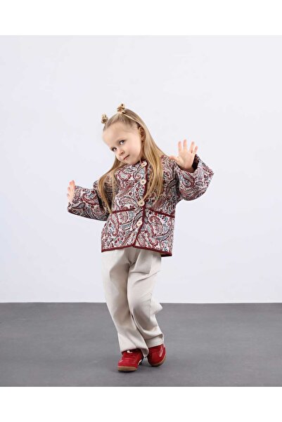 le petit sole Desenli Kapitone Ceket