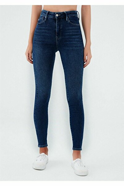 NWC Mony Allstar Ikon Gold Skinny Jeans Yel Γυναικείο πλενόμενο Lycra