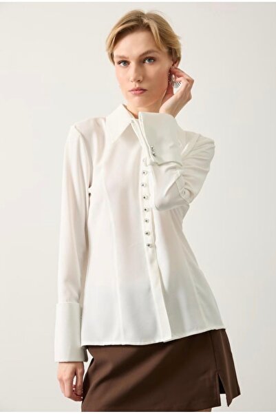 İldies store Fitted Shirt New Button-Down