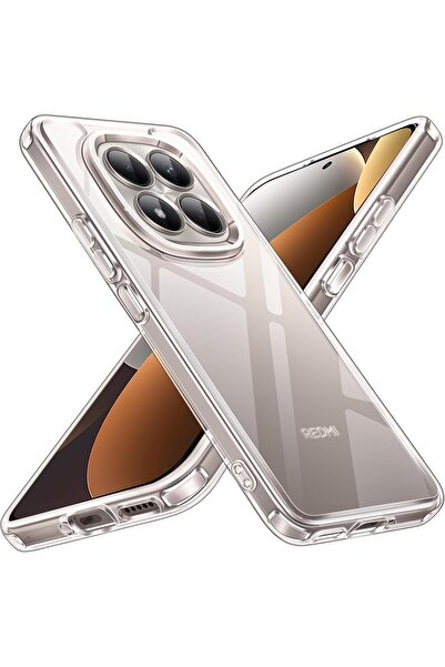 Rivor Redmi Note 15 Pro 5G Uyumlu Kılıf Kamera Korumalı Süper Şeffaf Esnek Re...