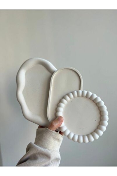 İNLAKECHANDMADE 3’lü Set Premium Dekoratif Tabak Altlığı – El Yapımı Modern S...