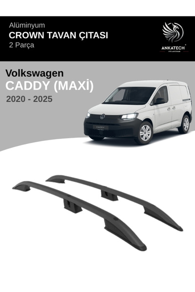 Turtle VW CADDY MAXİ 2020-2025 CROWN TAVAN ÇITASI-SİYAH (UZUN ŞASİ)
