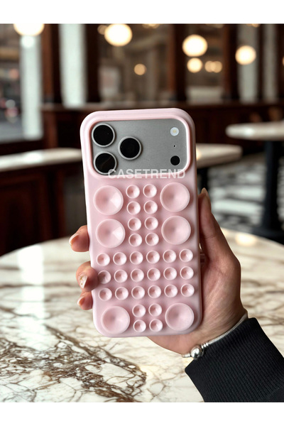 CASETREND iPhone (13/14) uyumlu Vantuzlu Bubble Kılıf