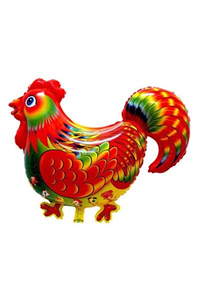 GOLDCENTER Foil Balloon with Helium Normal Puffiness Flying Balloon Rooster C...