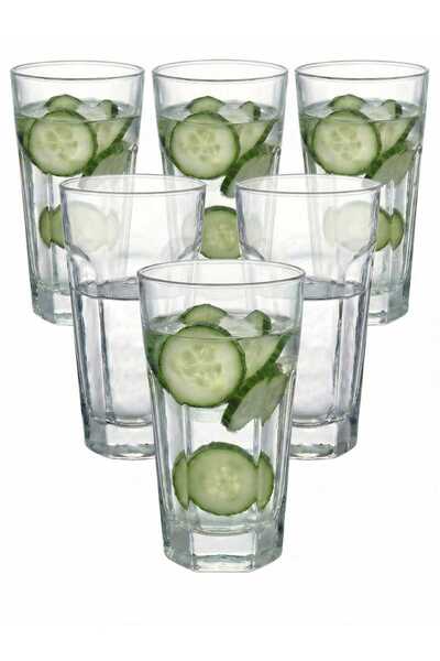 AR HOME 6 Pcs Glass Soft Drink Set -500ML