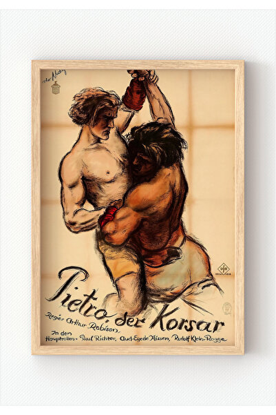 MIOVI WORKS Πιετρό ο Κορσάρος (1925) |   Εικονογράφηση τοίχου με κορνίζα, vin...