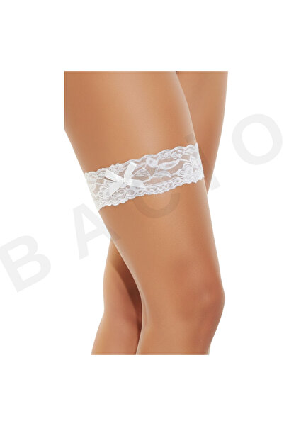 Bacio iç giyim Fantezi Seksi Dantelli Fiyonklu Bacak Bandı ( Dantel Deseni Değişkenlik Gösterebilir ) !