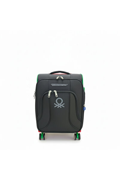 United Colors of Benetton Unisex Siyah Trolley 50 Cm Valiz 14bnt3100-03-s
