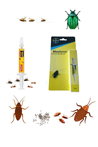 Bayer Hamamböceği Kalorifer Böceği Karınca İlaçları Ramorin Plus+ Jel Yem 20G...