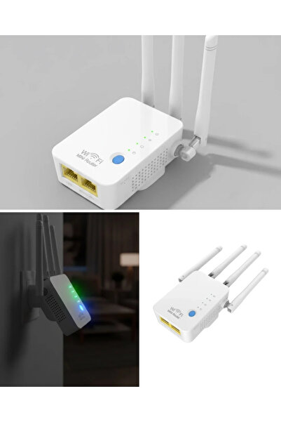 Epilons Ev Ve Ofis İçin Wifi Güçlendirici Wps Düğmeli Güvenli Tekrarlayıcı ZE...