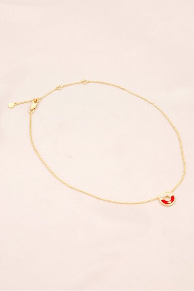 Emporio Armani Women Sterling Copper Necklace, Copper/Red