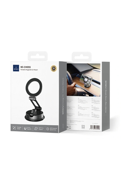 WIWU Foldable Magnetic Car Mount 360° Rotatable – CH055