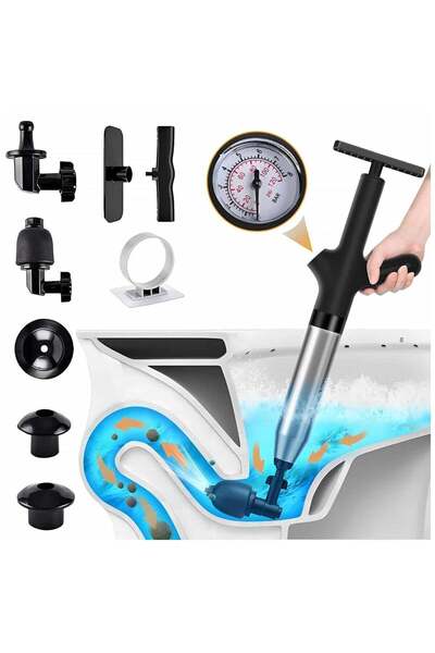 Aideli Toilet Plunger High Pressure Air Drain Blaster