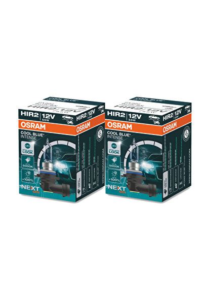 Osram Pachet 2 x Bec Halogen Cool Blue Intense HIR2 - 55W, 12V (Lumină Albă P...