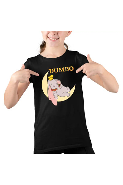 OEM Tricou Copii Fete Dumbo Luna Somn Usor Elefant Circ
