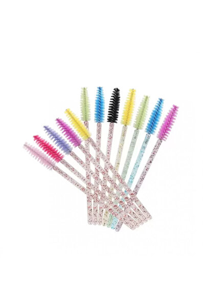 Barhat Set 50 periute mascara multicolor cu glitter