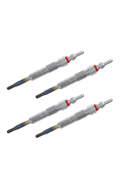 Bosch Σετ 4 προθερμαντήρων για VW Caddy III Van 1.9 TDI 105hp 77kw