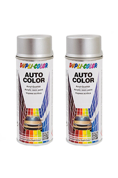 Dupli-Color Pachet 2 x Vopsea Spray Auto Dacia Argintiu Stelar Metalizată 350 ml