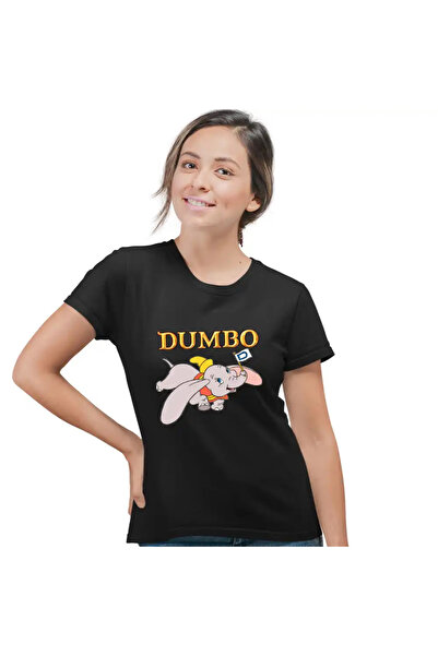 OEM Women's T-Shirt Dumbo Flying Elephant Circus