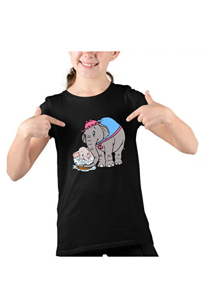 OEM Tricou Copii Fete Dumbo Jumbo Baie Circus