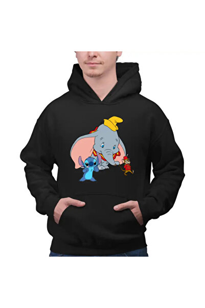 OEM Men's Hoodie Dumbo Stitch Timothy Mouse Elephant Circus