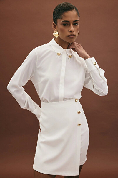 Sateen تنورة لوسي القصيرة - إكرو