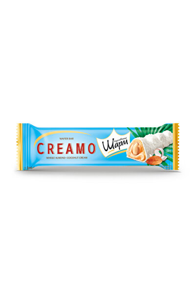 Royal Charm ⁠ Creamo Wafer Bar with Whole Almond and Coconut Cream 16*25 g