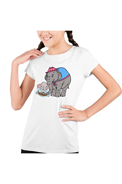 OEM Tricou Copii Fete Dumbo Jumbo Baie Circus