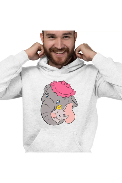 OEM Men's Hoodie Dumbo Jumbo Love Elephant Circus