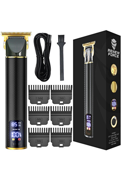 Avex Aparat de tuns barba cu acumulator, trimmer pentru barba sau par cu acce...