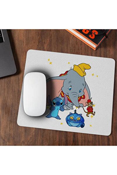 OEM Mousepad Dumbo Stitch Timothy Mouse Elephant Circus