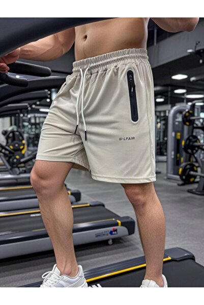 Demente Erkek Şort Nefes Alabilir Kumaş Hızlı kuruma GYM & Fitness