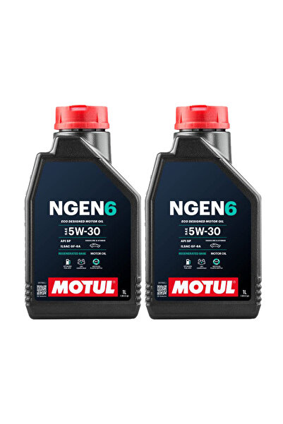 Motul 2 liter pack of NGEN 6 5W30 oil – Advanced performance and protection f...
