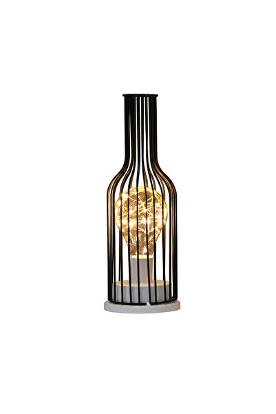 Nisf Alqamar Modern table lamp (bed lamp) - ideal for bedroom and office -