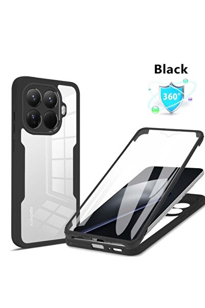 Choice xiaomi 15T Pro black 360 Full Body Screen Protector Transparent Case F...