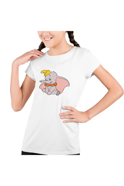 OEM Tricou Copii Fete Dumbo Elefant Circ Zburator Urechi Mari