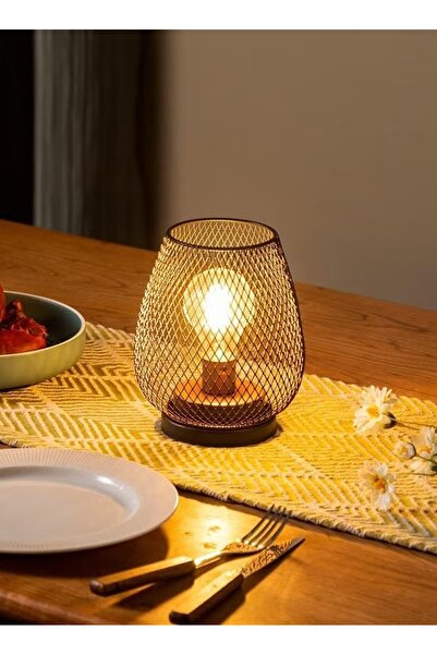 Nisf Alqamar Modern table lamp (bed lamp) - ideal for bedroom and office -