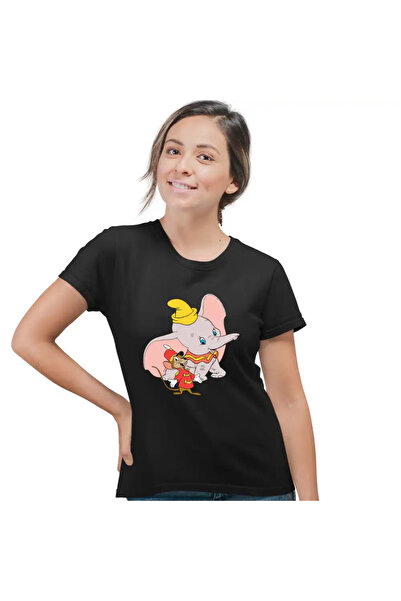 OEM Women's T-Shirt Dumbo Timothy Mouse Elephant Circus