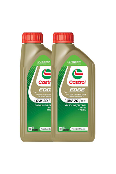 CASTROL 2 liter package Edge LL IV 0W20 oil