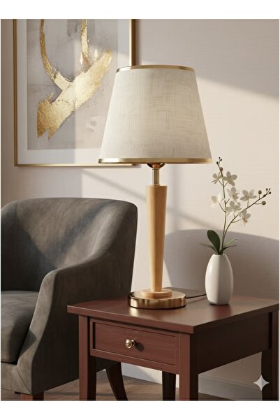 Nisf Alqamar Modern table lamp (bed lamp) - ideal for bedroom and office -