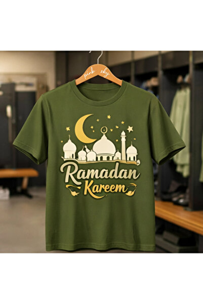 Pink Sky Καλοκαιρινό μπλουζάκι από βαμβάκι με σχέδιο Ramadan Kareem