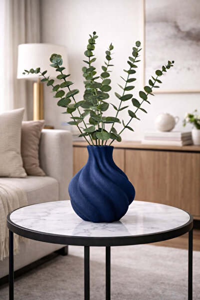 Limon 3D Desing Vază cu aspect de beton Burgu |   Decorare modernă pentru liv...