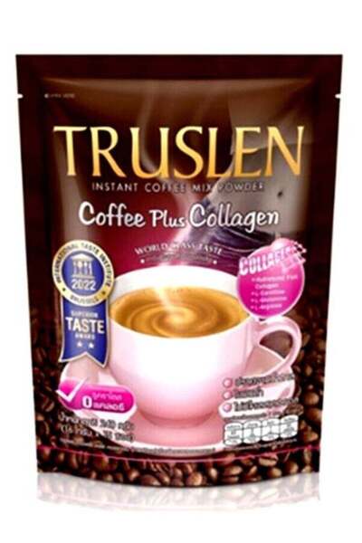 Truslen قهوة بلس كولاجين – مزيج قهوة سريعة التحضير مع الكولاجين، إل-كارنيتين،...