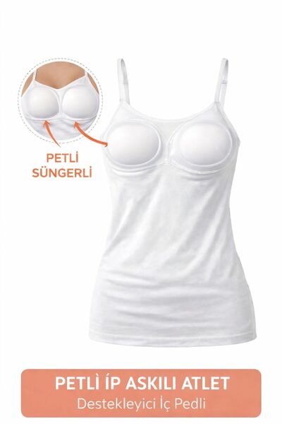 QULAT 2-ΤΕΜ. Αθλητικό Φανελάκι με Ιμάντες και Σφουγγάρι Υποστήριξης - Basic