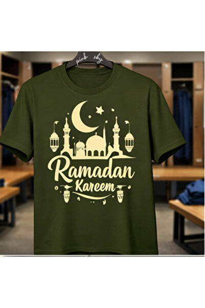 Pink Sky Καλοκαιρινό μπλουζάκι από βαμβάκι με σχέδιο Ramadan Kareem