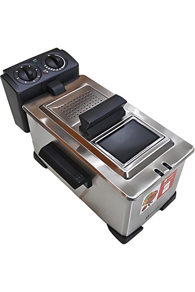Biki 3.5L 2000W Electric Deep Fryer, Stainless Steel
