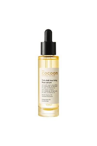 The Cocoon Original Vietnam Cocoon Rose Serum for Hydrating and Restoring Ski...